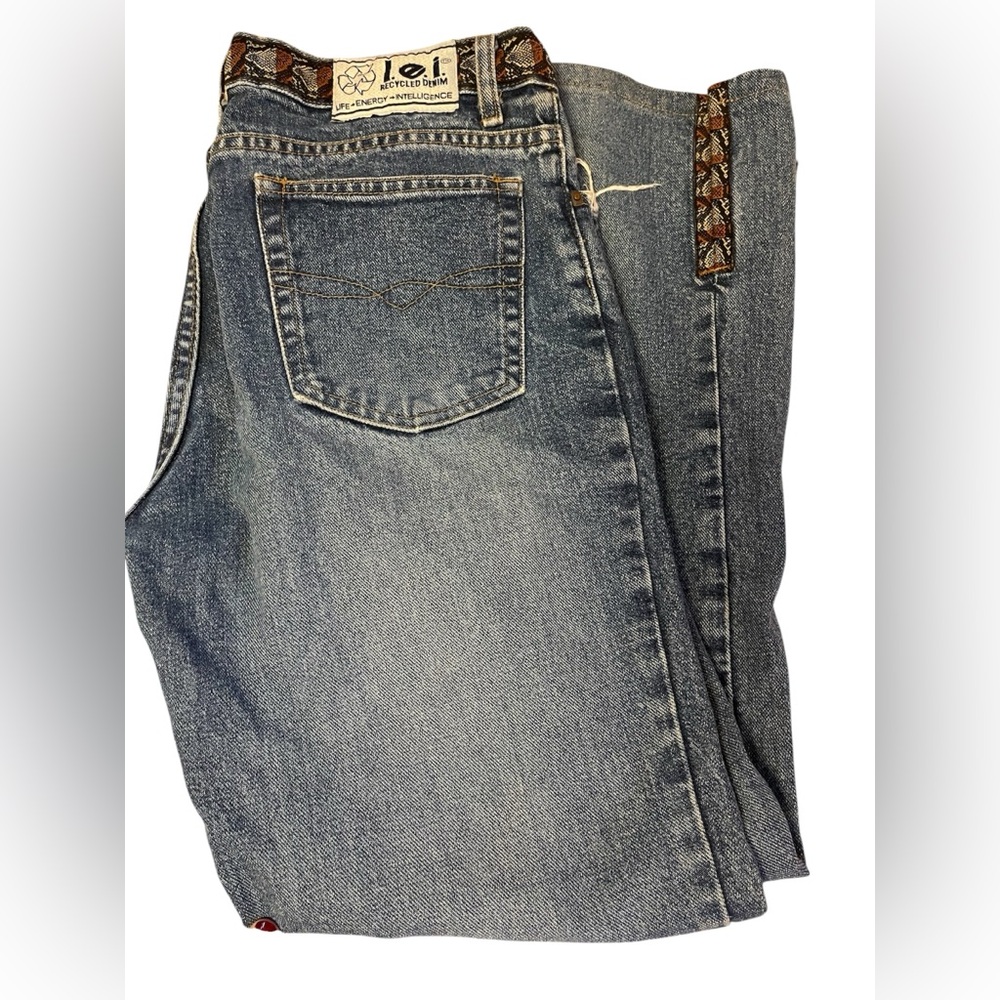 Vintage Y2K l.e.i. Denim Jeans Flare leg JRS size 13 recycled denim